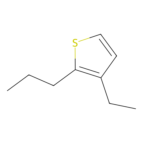 Thiophene, 3-ethyl-2-propyl structure