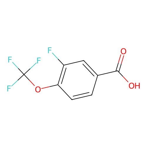 3-Fluoro-4-(trifluoromethoxy)benzoic acid structure