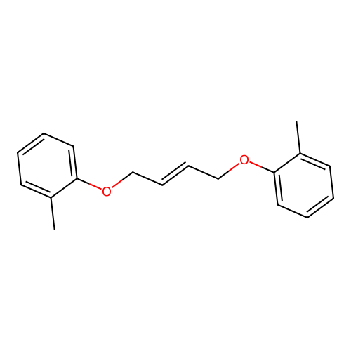 1-Methyl-2-[4-(2-methylphenoxy)but-2-enoxy]benzene structure