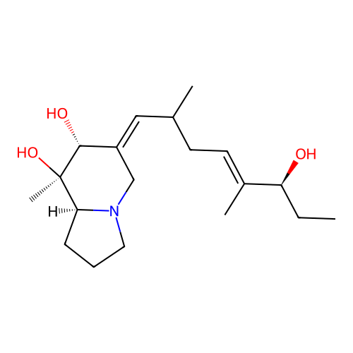 Allopumiliotoxin 323B' structure