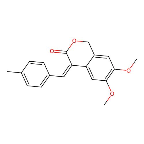6,7-Dimethoxy-4-(4-methylbenzylidene)isochroman-3-one structure