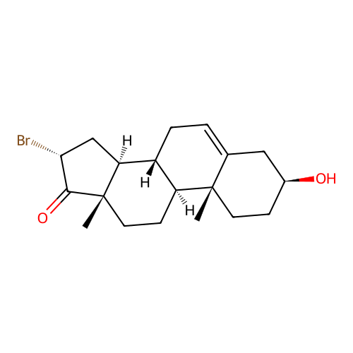 16a-Bromodehydro Epiandrosterone structure