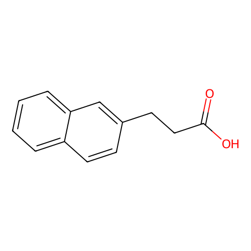 3-(2-萘基)丙酸 structure