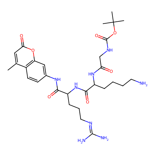 Boc-GKR-AMC structure