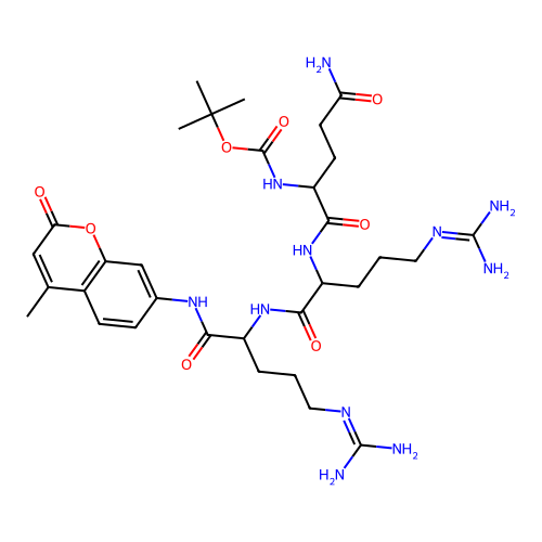 Boc-QRR-AMC structure