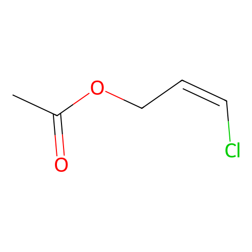 [(Z)-3-chloroprop-2-enyl] acetate structure