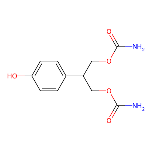 p-Hydroxyfelbamate structure