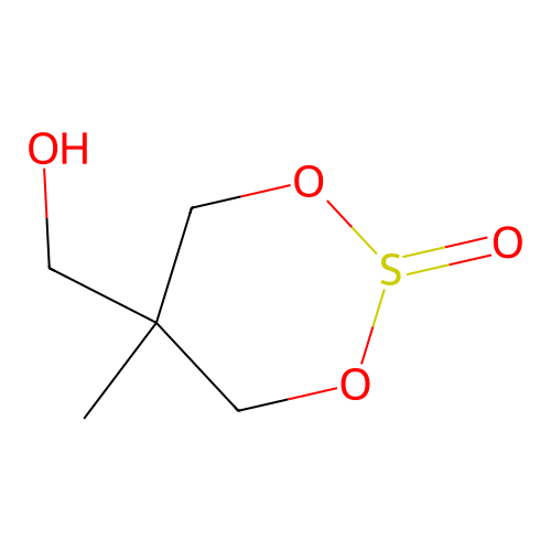 (5-Methyl-2-oxido-1,3,2-dioxathian-5-yl)methanol structure