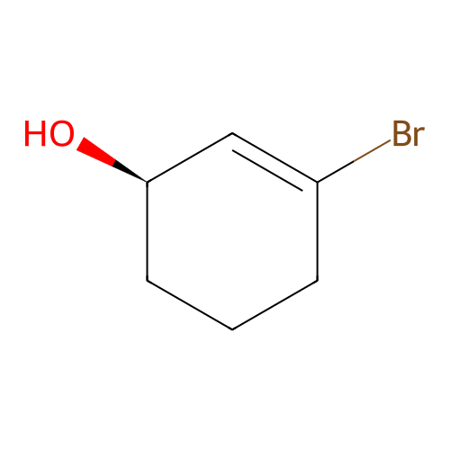 (1R)-3-bromocyclohex-2-en-1-ol structure