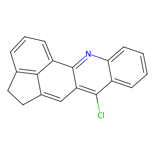 7-Chloro-4,5-dihydroindeno[1,7-bc]acridine structure