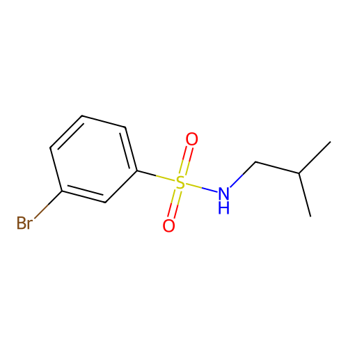 3-Bromo-N-isobutylbenzenesulfonamide structure
