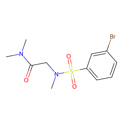 2-((3-Bromo-N-methylphenyl)sulfonamido)-N,N-dimethylacetamide structure