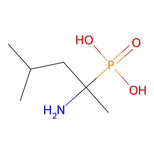 (1-Amino-1,3-dimethylbutyl)phosphonicacid structure