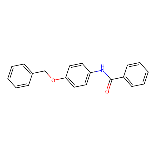 N-[4-(benzyloxy)phenyl]benzamide structure