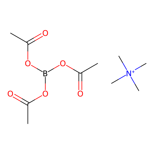 Tetramethylammonium triacetoxyborohydride, 95% structure
