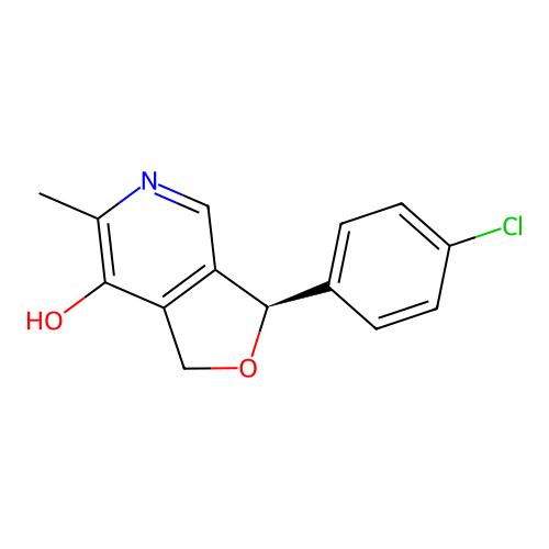 Cicletanine, (R)- structure