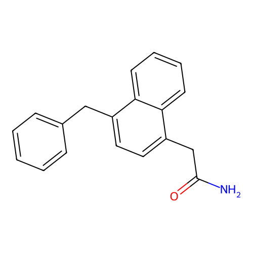 2-(4-Benzylnaphthalen-1-yl)acetamide structure
