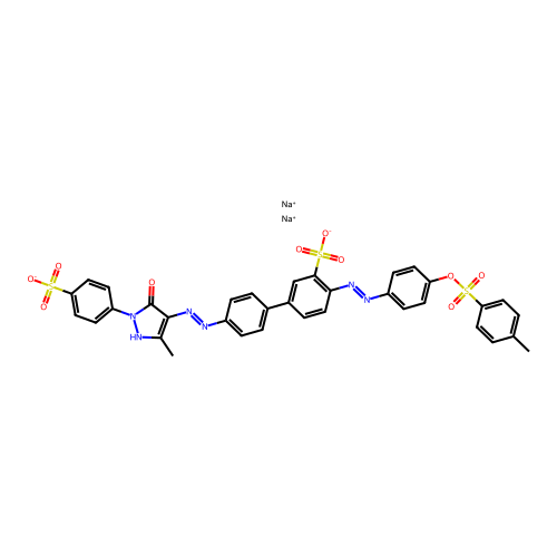 Acid orange 63 (polar yellow R OR supranol yellow RA) structure