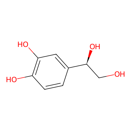 3,4-Dihydroxyphenylglycol, (R)- structure