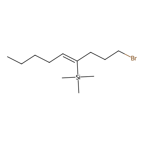 [(Z)-1-bromonon-4-en-4-yl]-trimethylsilane structure