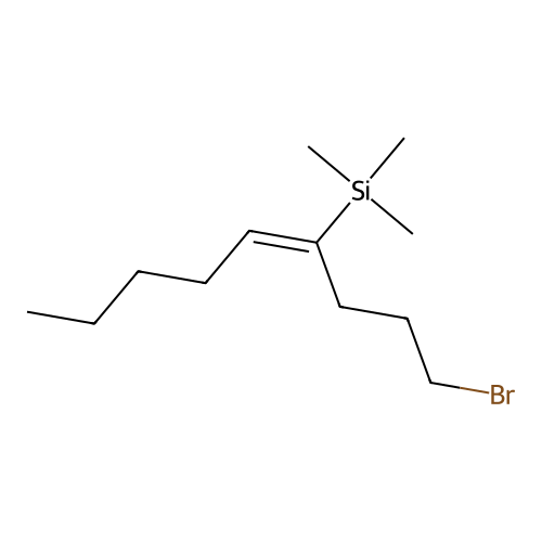 [(E)-1-bromonon-4-en-4-yl]-trimethylsilane structure