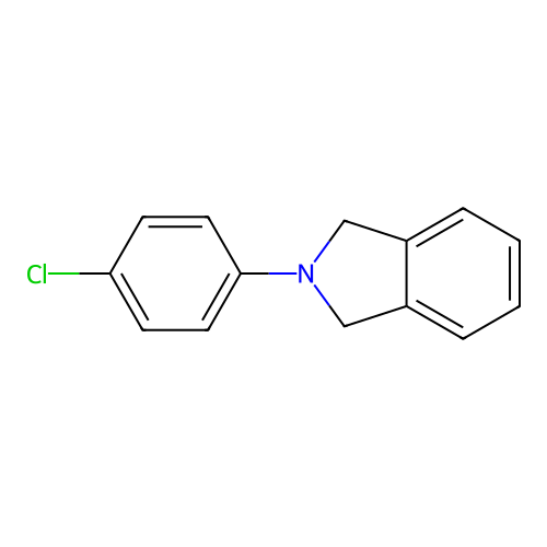 2-(4-chlorophenyl)-2,3-dihydro-1H-isoindole structure