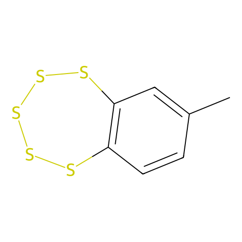 7-Methylbenzopentathiepin structure