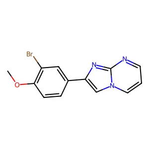 2-(3-Bromo-4-methoxyphenyl)imidazo[1,2-a]pyrimidine structure