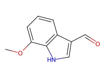 7-Methoxy-3-indolecarboxaldehyde structure