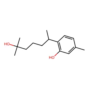 2-(6-Hydroxy-6-methylheptan-2-yl)-5-methylphenol structure