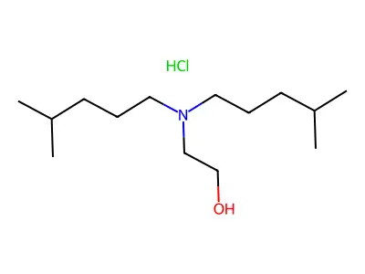 Ethanol, 2-(diisohexylamino)-, hydrochloride structure