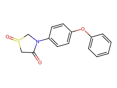 3-(4-Phenoxyphenyl)-1lambda~4~,3-thiazolane-1,4-dione structure