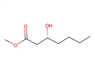 Methyl 3-hydroxyheptanoate structure