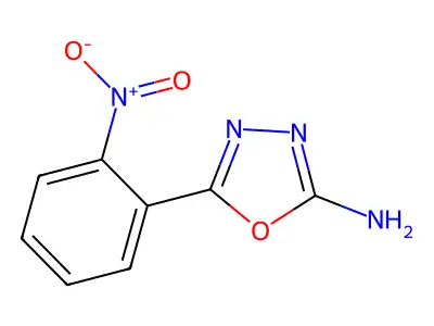 5-(2-Nitrophenyl)-1,3,4-oxadiazol-2-amine structure