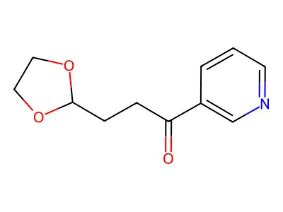3-(1,3-Dioxolan-2-yl)-1-(pyridin-3-yl)propan-1-one structure