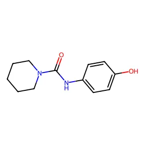 N-(4-hydroxyphenyl)piperidine-1-carboxamide structure