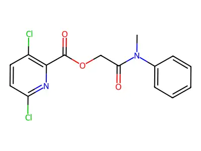 [2-(N-methylanilino)-2-oxoethyl] 3,6-dichloropyridine-2-carboxylate structure