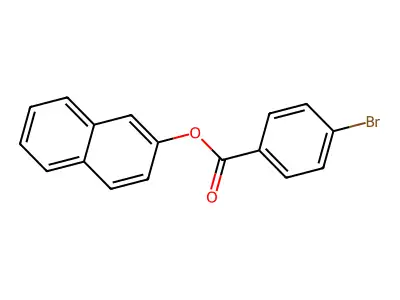 Naphthalen-2-yl 4-bromobenzoate structure