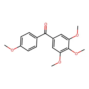 (4-Methoxyphenyl)(3,4,5-trimethoxyphenyl)methanone structure