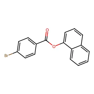 1-Naphthyl 4-bromobenzoate structure