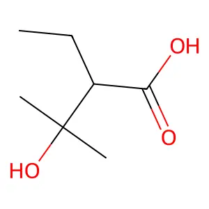 2-乙基-3-羟基-3-甲基丁酸 structure