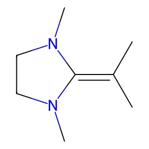 Imidazole, tetrahydro-1,3-dimethyl-2-(isopropylidene)- structure