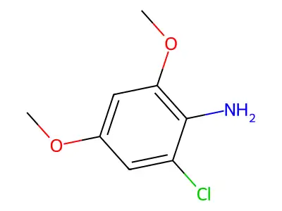 2-Chloro-4,6-dimethoxyaniline structure