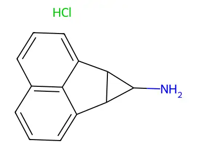 6b,7a-Dihydro-7H-cycloprop[a]acenaphthylen-7-amine hydrochloride structure