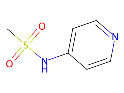 Methanesulfonamide, N-4-pyridinyl- structure
