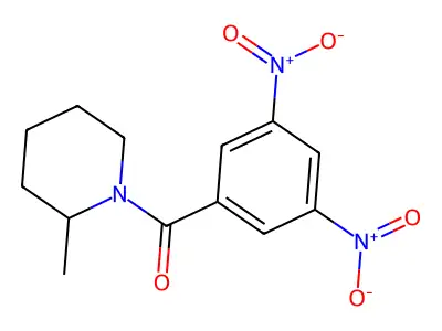 (3,5-Dinitrophenyl)-(2-methylpiperidin-1-yl)methanone structure