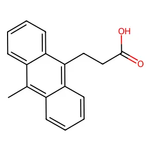 3-(10-Methyl-9-anthryl)propanoic acid structure