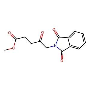 Methyl 5-(1,3-dioxoisoindolin-2-yl)-4-oxopentanoate structure