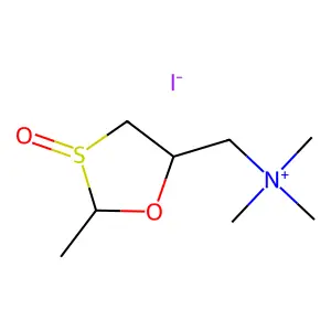 2-Methyl-5-(dimethylamino)methyl-1,3-oxathiolane-3-oxide structure