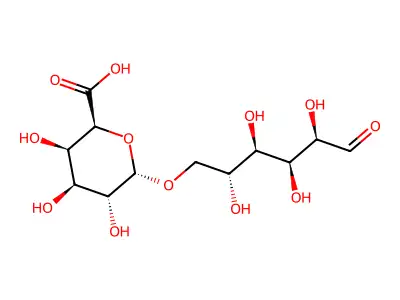 蜜二糖醛酸 structure